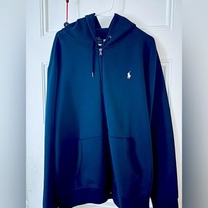 Navy Blue sport Polo hoodie - new never worn!! XL